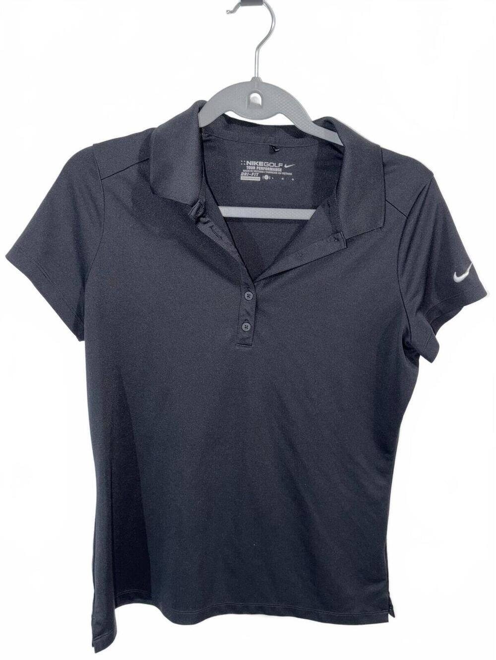 Ladies Nike Black Tour performance dri fit Large